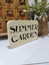 Load image into Gallery viewer, Wooden Sign - Summer Garden
