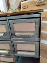 Load image into Gallery viewer, Vintage Storage drawer Filing unit
