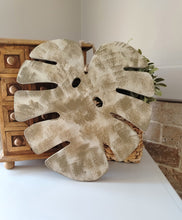 Load image into Gallery viewer, Large Wooden Monstera Leaf wall hanging
