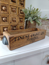 Load image into Gallery viewer, Rustic wooden crate - Finest Olive Oil
