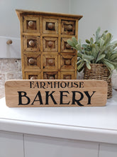 Load image into Gallery viewer, Natural Oak Sign - Farmhouse Bakery
