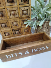 Load image into Gallery viewer, Rustic wooden crate - Bits &amp; Bobs
