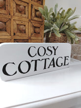 Load image into Gallery viewer, Wooden Sign - Cosy Cottage
