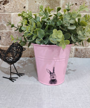 Load image into Gallery viewer, Small metal plant bucket
