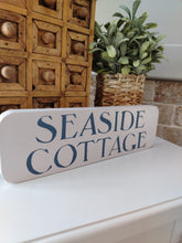 Load image into Gallery viewer, Wooden Sign - Seaside Cottage
