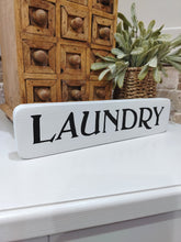 Load image into Gallery viewer, Wooden Laundry sign
