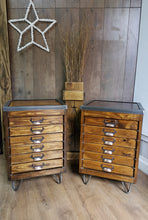 Load image into Gallery viewer, Beautiful Pair of Handmade Drawer Units
