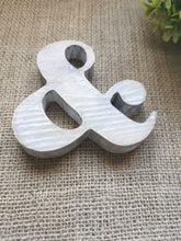 Load image into Gallery viewer, Wooden '&amp;' Sign
