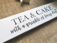 Load image into Gallery viewer, Tea &amp; Cake with a sprinkle of Fairydust
