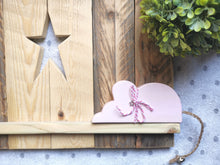 Load image into Gallery viewer, Wooden mouse with bell - Pink

