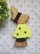 Load image into Gallery viewer, Wooden Rabbit with headband &amp; Legwarmers
