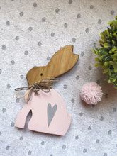 Load image into Gallery viewer, Wooden Hare - Soft Pink
