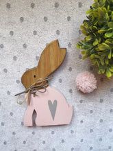 Load image into Gallery viewer, Wooden Hare - Soft Pink
