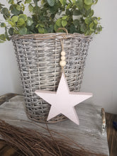 Load image into Gallery viewer, Wooden Hanging Star - Pink

