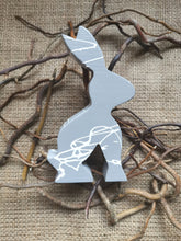 Load image into Gallery viewer, Doodle Splat wooden Hares
