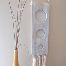 Load image into Gallery viewer, Macrame &amp; Wood Wall Hanging
