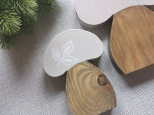 Load image into Gallery viewer, Set of Two Wooden Mushrooms
