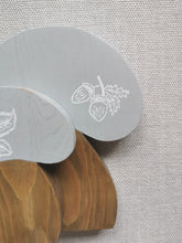 Load image into Gallery viewer, Set of Two Wooden Mushrooms
