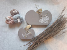 Load image into Gallery viewer, Set of Two Wooden Pumpkins - Taupe
