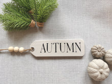 Load image into Gallery viewer, Wooden Autumn Hanging Tags
