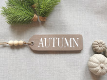 Load image into Gallery viewer, Wooden Autumn Hanging Tags
