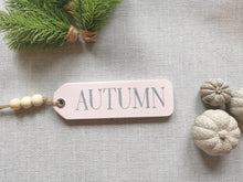 Load image into Gallery viewer, Wooden Autumn Hanging Tags
