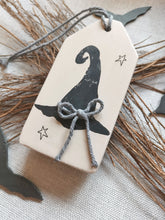 Load image into Gallery viewer, Large Wooden Halloween Tag / Sign
