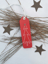 Load image into Gallery viewer, Slim Wooden Christmas Hanging Tags
