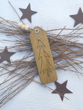 Load image into Gallery viewer, Slim Wooden Christmas Hanging Tags
