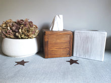 Load image into Gallery viewer, Wooden Tissue Box Holder
