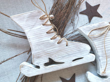 Load image into Gallery viewer, Pair of Wooden Ice Skates
