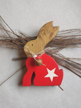 Load image into Gallery viewer, Red Wooden Hare

