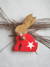 Load image into Gallery viewer, Red Wooden Hare
