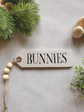 Load image into Gallery viewer, Slim Wooden Spring Hanging Tags
