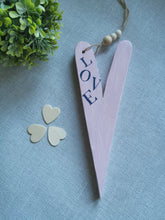 Load image into Gallery viewer, Wooden Heart - Love Lettering
