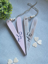 Load image into Gallery viewer, Wooden Heart - Love Lettering
