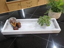 Load image into Gallery viewer, Low Wooden Styling Tray, Table centerpiece, candle display
