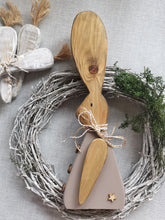Load image into Gallery viewer, Wooden Rabbit - two tone

