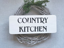 Load image into Gallery viewer, Handmade Country Kitchen wooden sign
