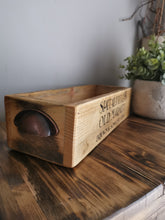 Load image into Gallery viewer, Wooden storage crate
