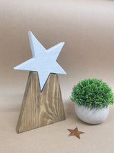 Load image into Gallery viewer, Star on wooden base

