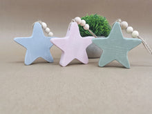 Load image into Gallery viewer, Wooden Star with beads

