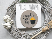 Load image into Gallery viewer, Wooden Hello Autumn Autumn Sign
