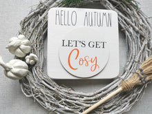 Load image into Gallery viewer, Wooden Hello Autumn Autumn Sign
