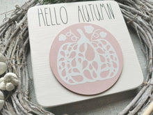 Load image into Gallery viewer, Wooden Hello Autumn Autumn Sign
