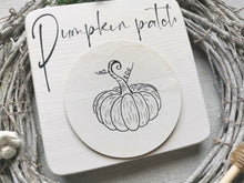 Load image into Gallery viewer, Wooden Pumpkin Patch Sign
