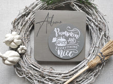 Load image into Gallery viewer, Wooden Autumn Sign
