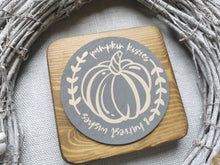 Load image into Gallery viewer, Wooden Autumn Sign

