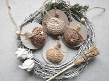 Load image into Gallery viewer, Hanging Pumpkin decoration - Neutrals
