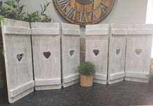 Load image into Gallery viewer, Joined Wide Wooden Shutter Panels - 60cm height
